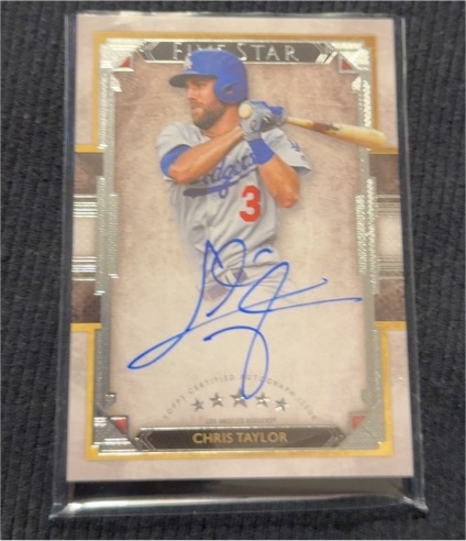 2018 Topps Five Star Autographs #FSA-CT Chris Taylor — front