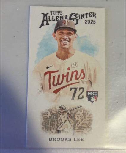 2025 Topps Allen & Ginter 1889 N22 Mini #N222-29 Brooks Lee — front