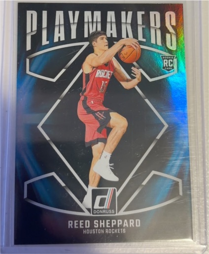 2024-25 Panini Donruss Playmakers #15 Reed Sheppard — front