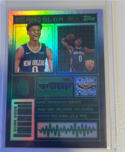 2025-26 Topps Scan and Slam #SS-32 Jeremiah Fears — front