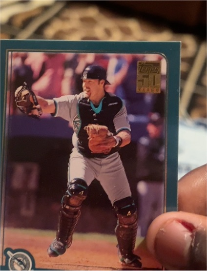 2001 Topps #14 Mike Redmond Florida Marlins — front