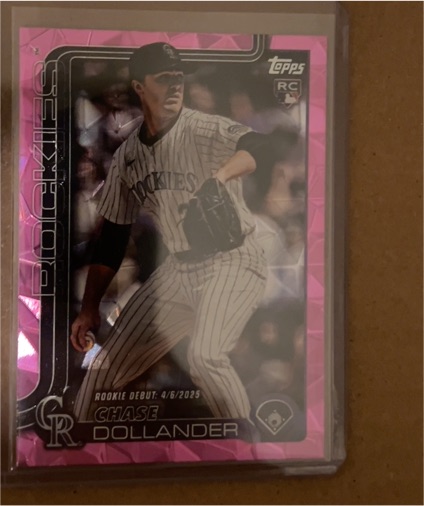 2025 Topps Update #US259 Chase Dollander — front