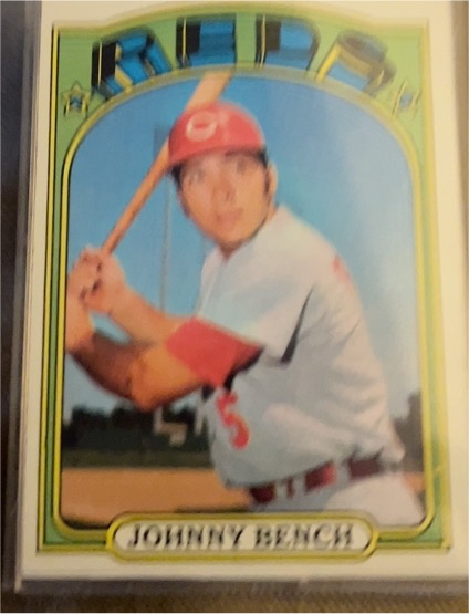 1972 Topps #433 Johnny Bench — front