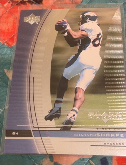 1999 Upper Deck Black Diamond #35 Shannon Sharpe Denver Broncos — front