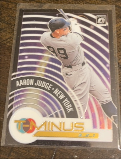 2021 Donruss Optic #TM9 Aaron Judge T-Minus 3...2...1 — front