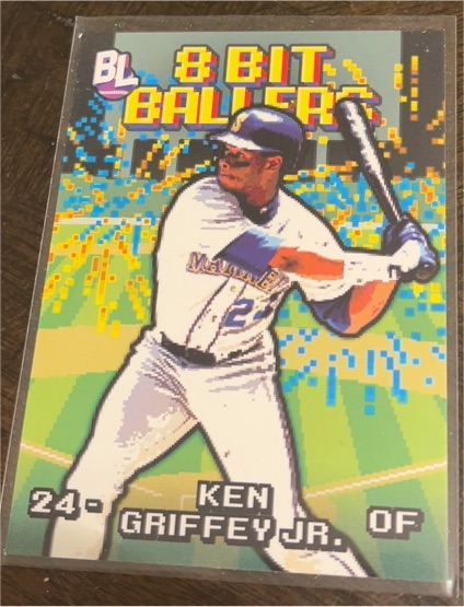 2023 Topps Big League 8-Bit Ballers #8B-20 Ken Griffey Jr. — front