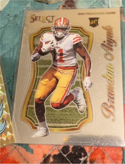 2020 Panini Select Certified Rookies #SCR-10 Brandon Aiyuk — front