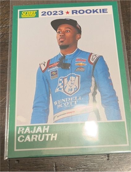 2023 Panini Chronicles Score #12 Rajah Caruth Rookie — front