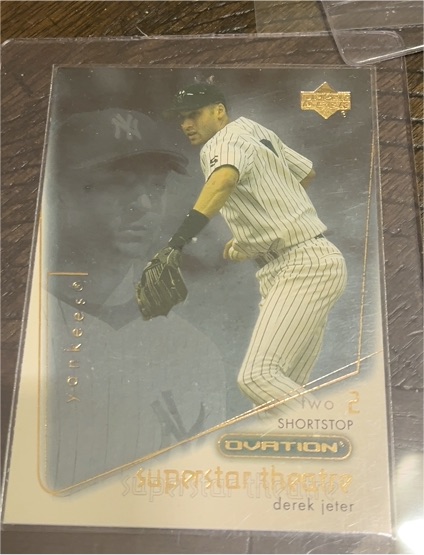 2001 Upper Deck Ovation Superstar Theatre #ST4 Derek Jeter — front