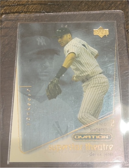 2001 Upper Deck Ovation Superstar Theatre #ST4 Derek Jeter — front