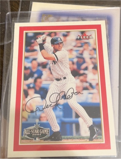 2001 Fleer #2 Derek Jeter All Star Game — front