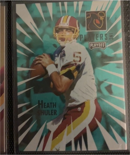 1994 Playoff Players Inc. Heath Shuler — front