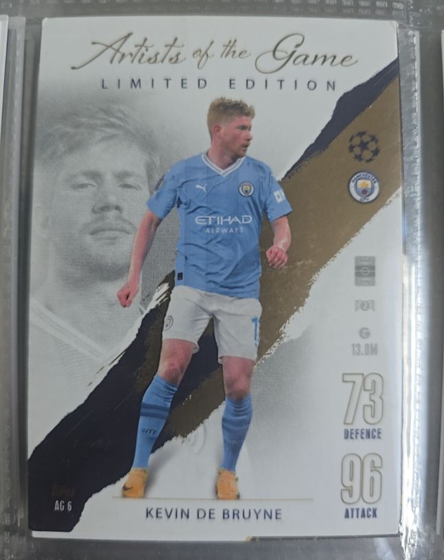 2023-24 Topps Match Attax UEFA #AG6 Kevin De Bruyne — front