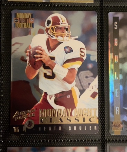 1995 Action Packed Monday Night Football #111 Heath Shuler — front