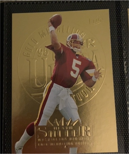 1995 Fleer Ultra Gold Medallion #343 Heath Shuler — front