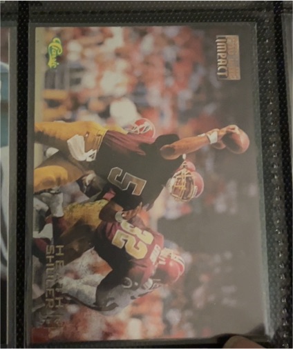 1996 Collector's Choice #144 Heath Shuler — front