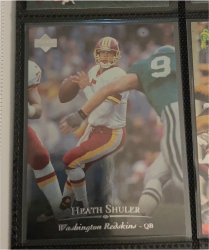 1991 Upper Deck #18 Heath Shuler — front