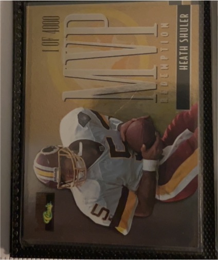 1995 Classic Pro Line MVP Redemption #MVP Heath Shuler — front