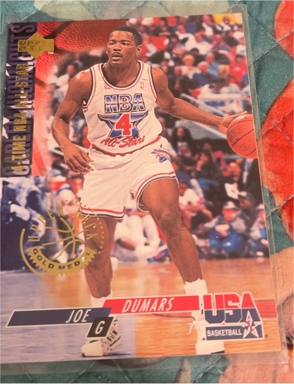 1994 Upper Deck USA Basketball #10 Joe Dumars — front