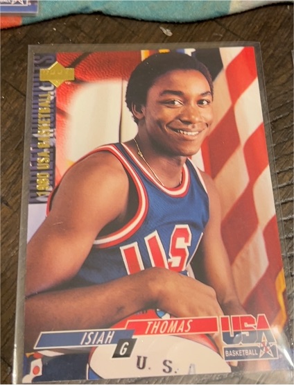 1994 Upper Deck USA Basketball #68 Isiah Thomas — front