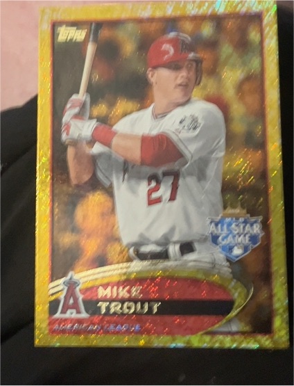 2012 Topps Update #US144 Mike Trout — front