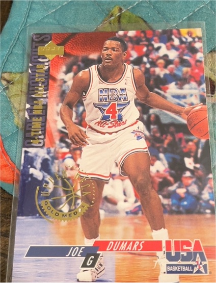 1994 Upper Deck USA Basketball Gold Medal #10 Joe Dumars — front