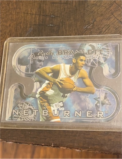 1999 Press Pass Net Burners #NB18 A.J. Bramlett — front