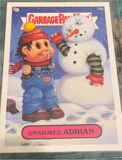 2006 Topps Garbage Pail Kids All-New Series 5 #15b Unarmed Adrian — front