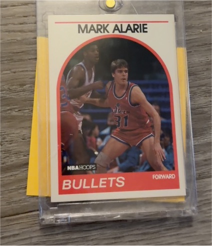 1989 NBA Hoops #94 Mark Alarie — front
