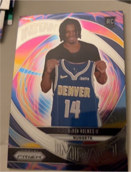 2024-25 Panini Prizm #12 DaRon Holmes II Instant Impact — front
