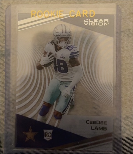 2020 Panini Chronicles Clear Vision #CV-13 CeeDee Lamb — front