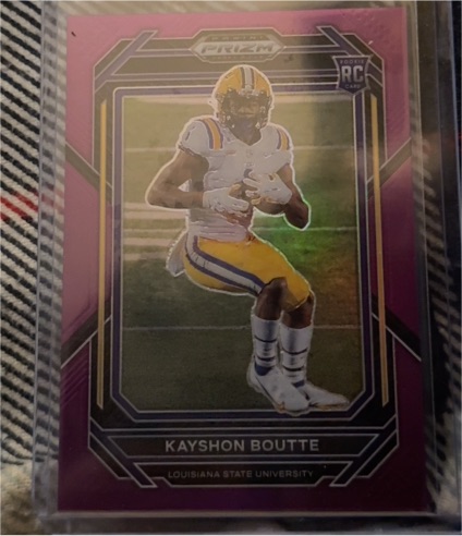 2023 Panini Prizm Draft Picks #137 Kayshon Boutte — front