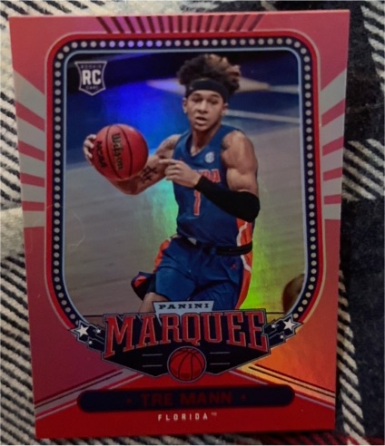 2021 Panini Chronicles Draft Picks Marquee #154 Tre Mann — front