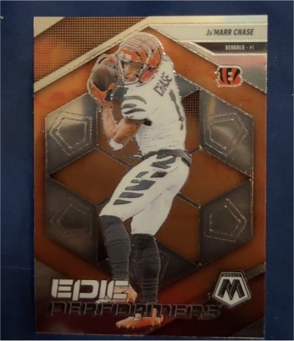 2025 Panini Mosaic #1 Ja'Marr Chase Epic Performers — front