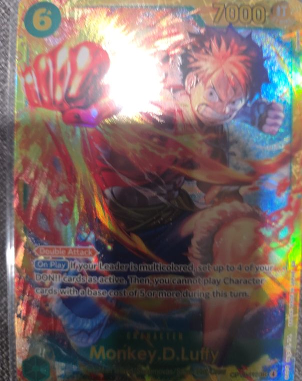 One Piece Card Game OP13-118 Monkey D. Luffy Carrying On His Will — front