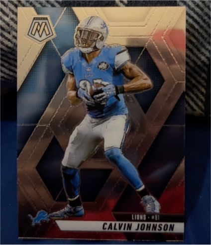 2025 Panini Mosaic Football #90 Calvin Johnson — front