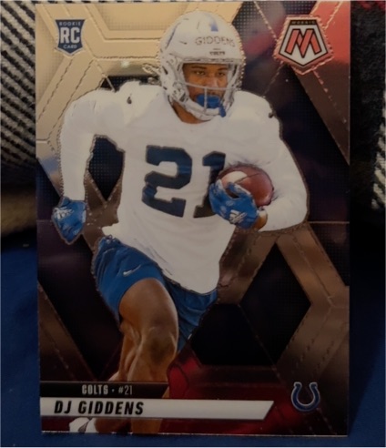 2025 Panini Mosaic #21 D.J. Giddens — front