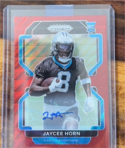 2021 Panini Prizm #RC Jaycee Horn — front
