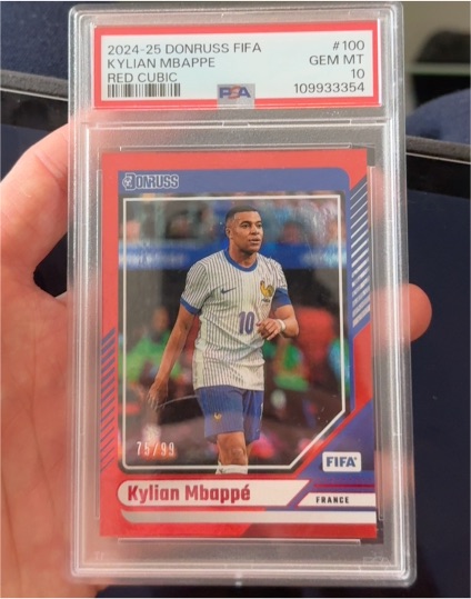 2024-25 Panini Donruss FIFA #100 Kylian Mbappé — front