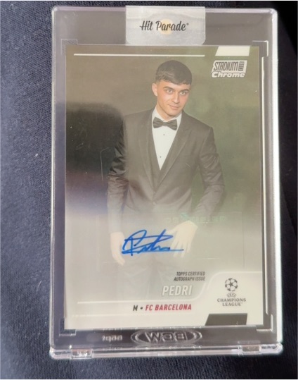 2021-22 Topps Stadium Club Chrome UEFA Champions League #16 Pedri — front