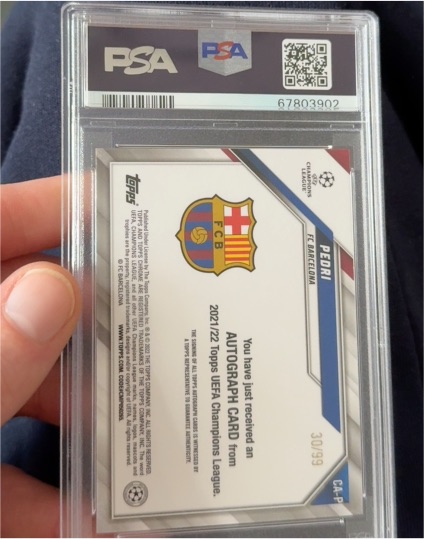 2021-22 Topps UEFA Champions League #CA-P Pedi — front