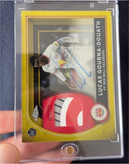 2023 Topps Chrome #Lucas Gourna-Douath FC Red Bull Salzburg — front