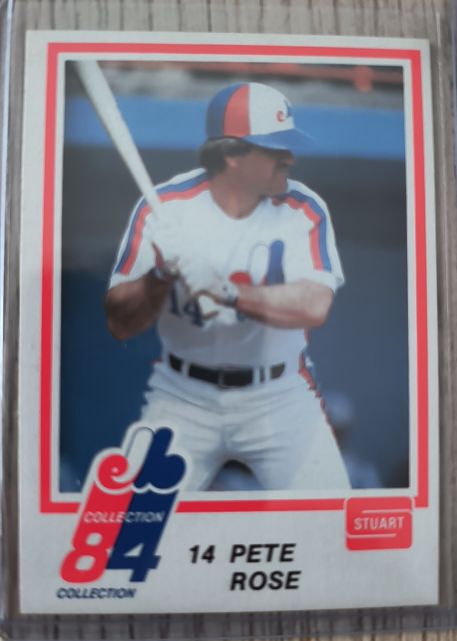 1984 Stuart #14 Pete Rose — front