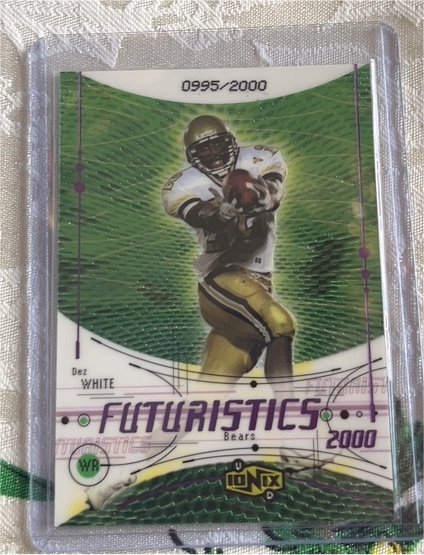 2000 Upper Deck Ionix #105 Dez White — front