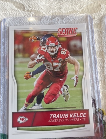 2016 Score #163 Travis Kelce — front