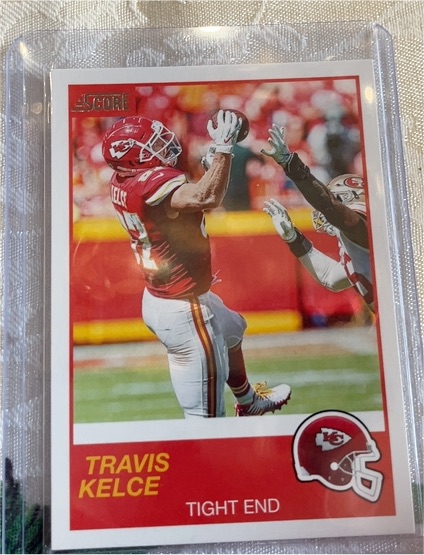 2019 Score #2 Travis Kelce Kansas City Chiefs — front