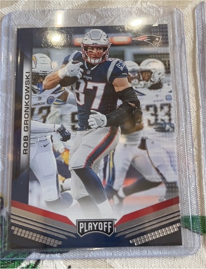 2019 Panini Playoff #5 Rob Gronkowski — front