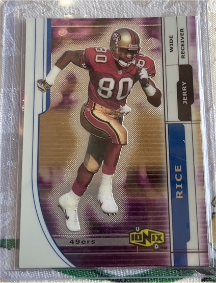 2000 Upper Deck Ionix #52 Jerry Rice — front