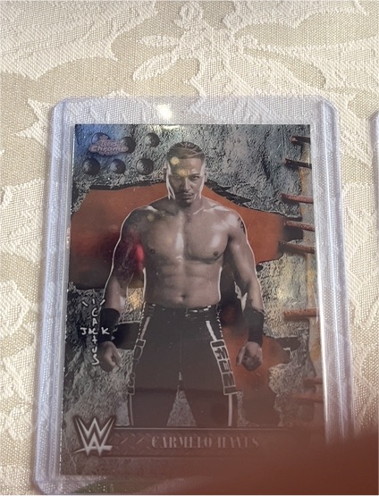 2025 Topps Chrome WWE x Cactus Jack #74 Carmelo Hayes — front