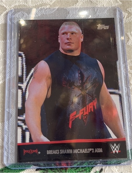 2016 Topps WWE Then Now Forever #23 Brock Lesnar — front